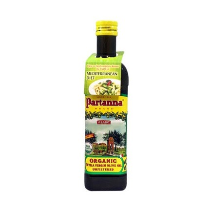 Partanna Unfiltered Organic Extra Virgin Olive Oil 750 ml