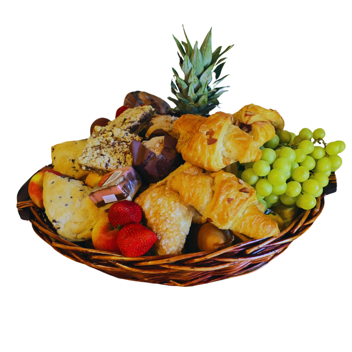The Cherry Creek Fruit pastry and Chocolate Basket
