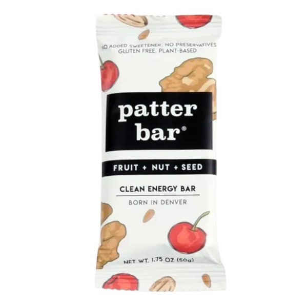 Patterbar Fruit Nuts & Seeds Energy Bar – Plant-Based Protein Snack