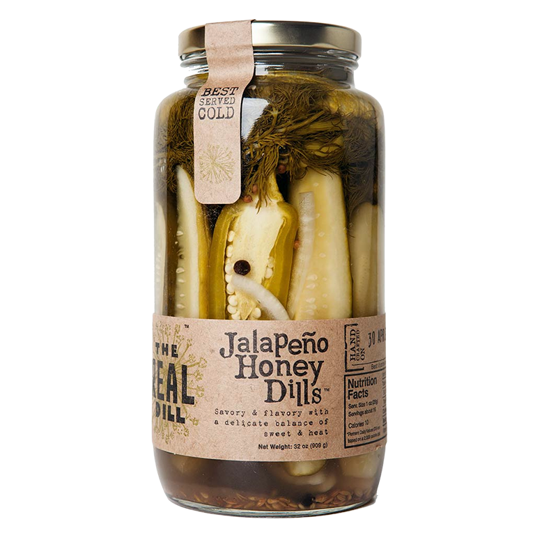 Real Dill Jalapeno Honey Dills 32 Oz