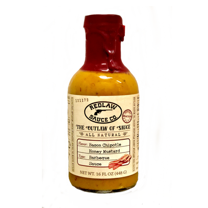 Redlaw Sauce Barbeque Bacon Chipotle Honey Mustard BBQ Sauce16 Oz