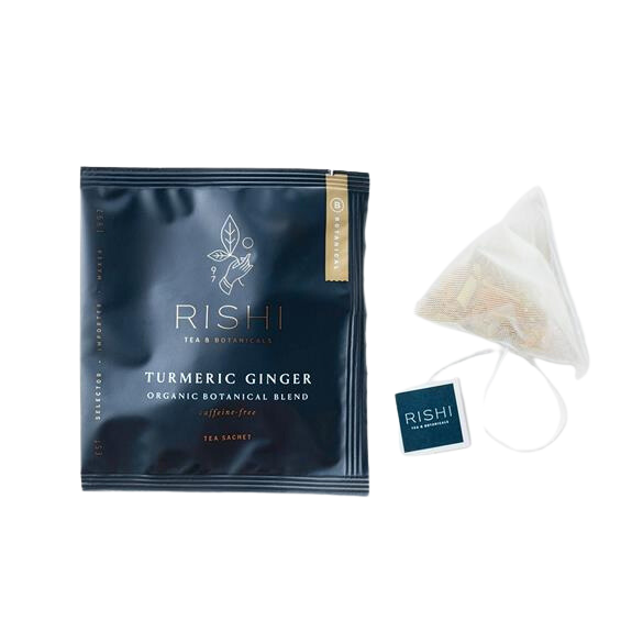 Rishi Certified Organic Kosher Turmeric Ginger Tea Price per 50