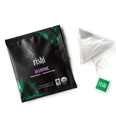 Rishi Certified Organic Kosher Jasmine Green Tea Price per 50