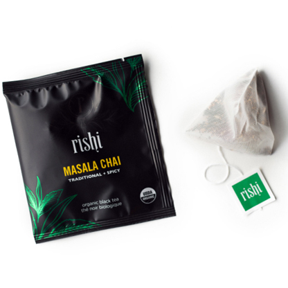 Rishi Certified Organic Kosher Masala Chai Tea Price per 50