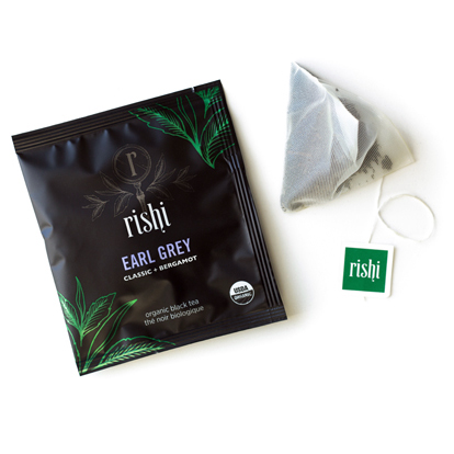 Rishi Certified Organic Kosher Earl Grey Tea Price per 50