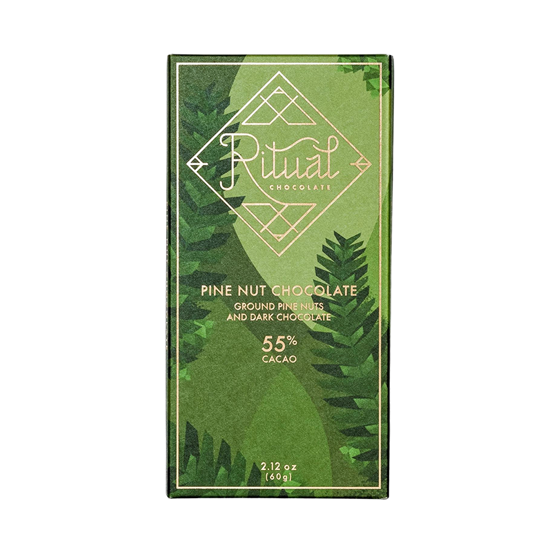Ritual Chocolate Pine Nut Chocolate, 55% Cacao