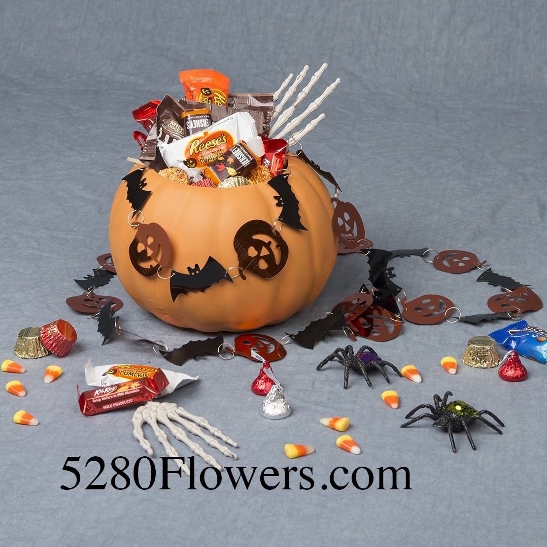 Halloween Pumpkin with candy