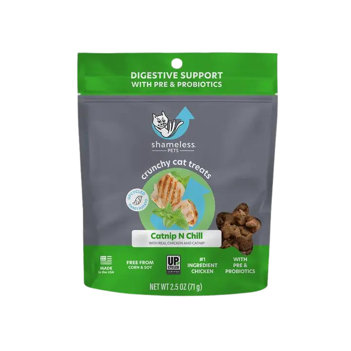 Shameless Pets Catnip N Chill Crunchy Cat Treats