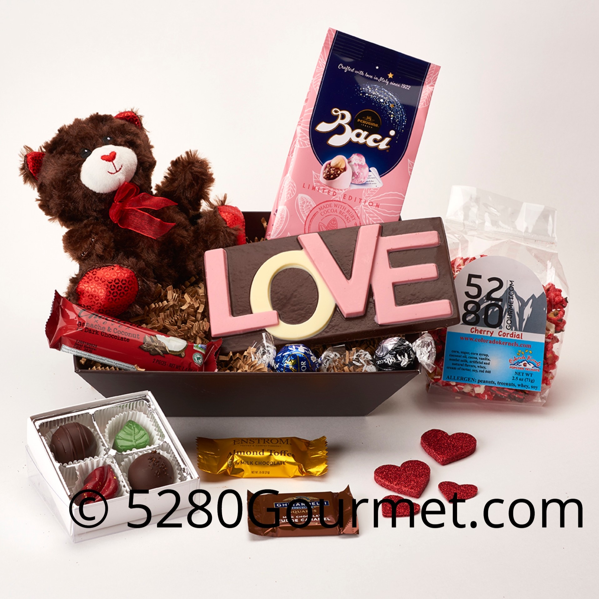 Romantic Chocolate Basket Colorado and imported Chocolate