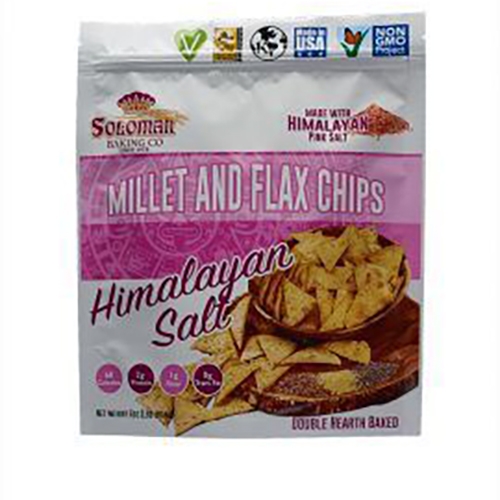 Soloman Baking Co Himalayan Sea salt Pita Chips 6 Oz Local