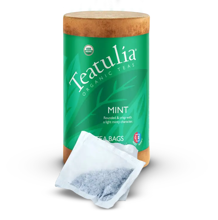 Mint Herbal Tea 30ct Organic Eco-Canister