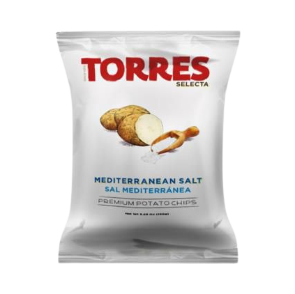Torres Mediterranean Sea Salt Chips – Gourmet Spanish Chips 50 Gram