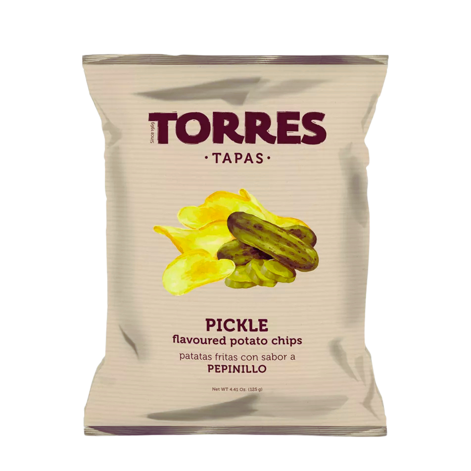 Torres Pickle Potato Chips – Gourmet Spanish Chips 50 grams