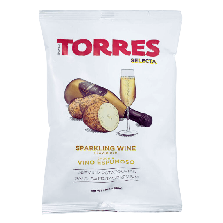 Torres Sparkling Wine Potato Chips – Gourmet Spanish Chips 50 Gram