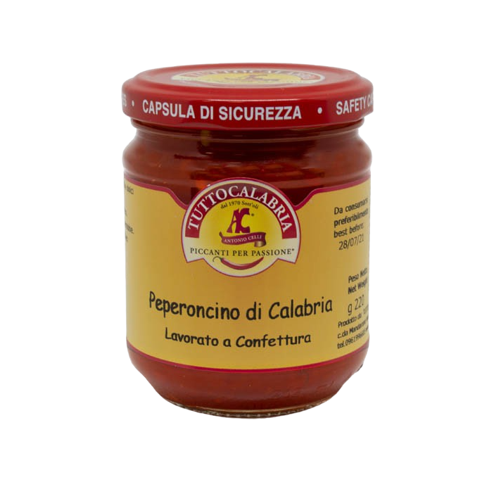 Tutto Calabria Red Hot Pepper Jelly 7.76 Oz