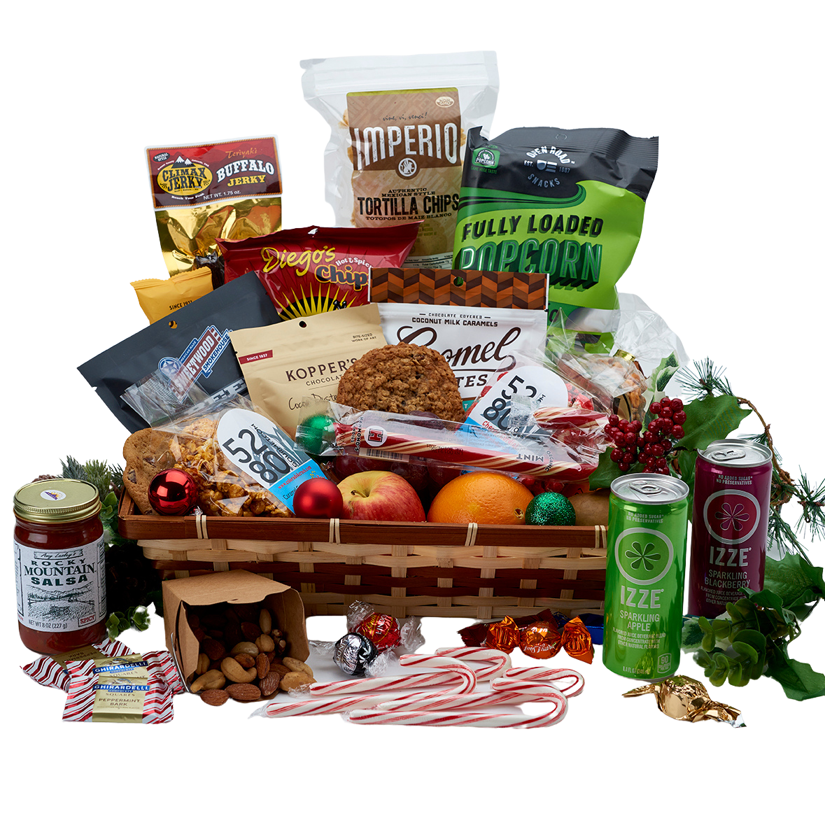 Large Colorado Christmas Bounty Snack Basket