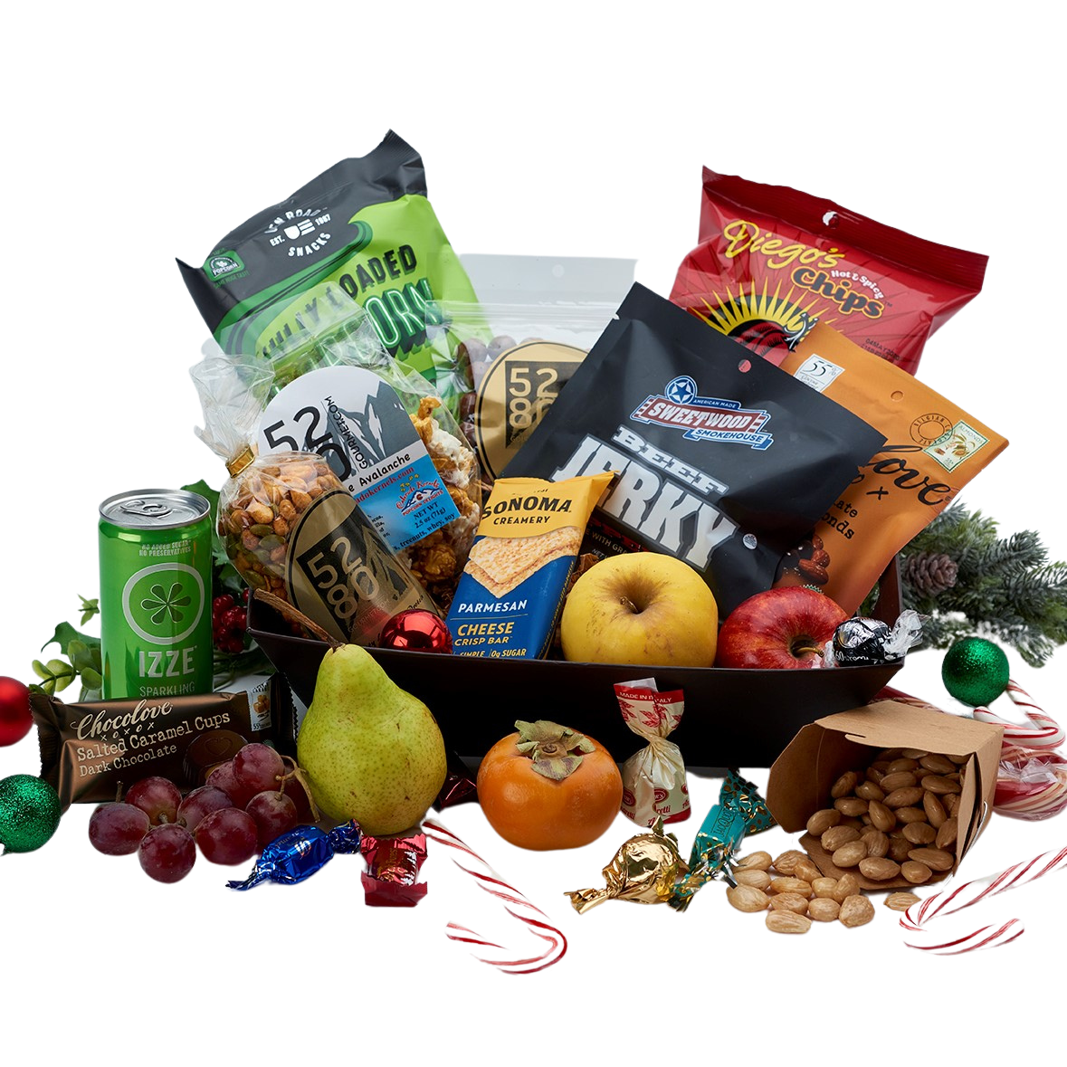 Medium Colorado Christmas Bounty Snack Basket