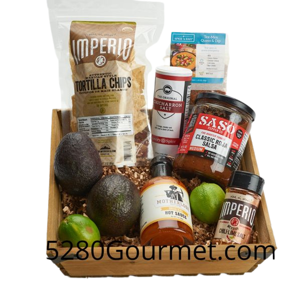 Colorado deluxe Chips and Salsa Snack Basket