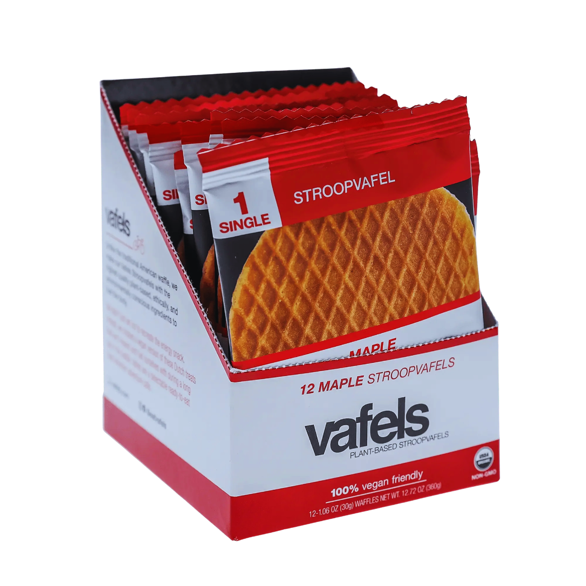 Vafels 12 Maple Stroop Waffle – Vegan & Plant-Based | 5280Gourmet