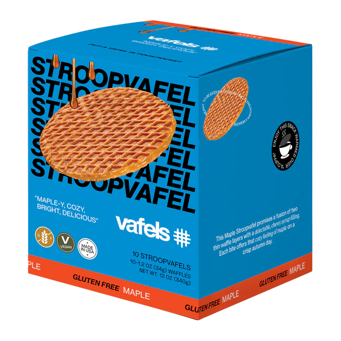 10 pack Vafels Gluten-Free Maple Stroop Waffle – Vegan & Plant-Based | 5280Gourmet