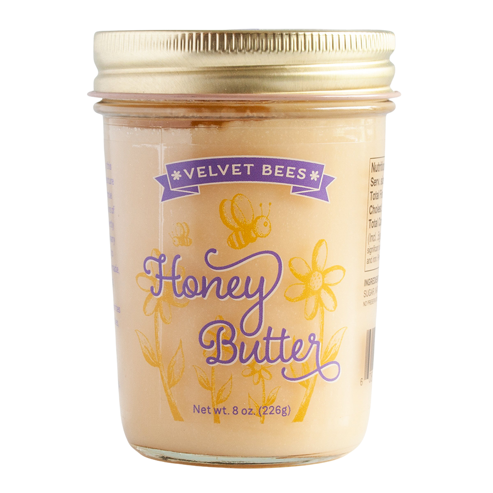 Velvet Bees Honey Butter 8. oz