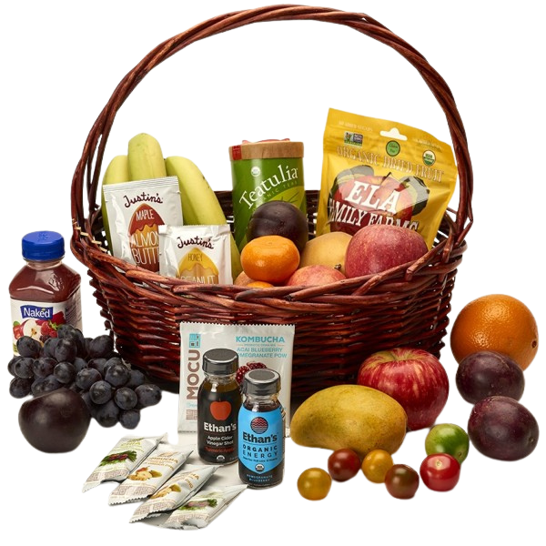 Large Wellness and Health food basket. Add on loose leaf Wellness Tea or Oxygen Can