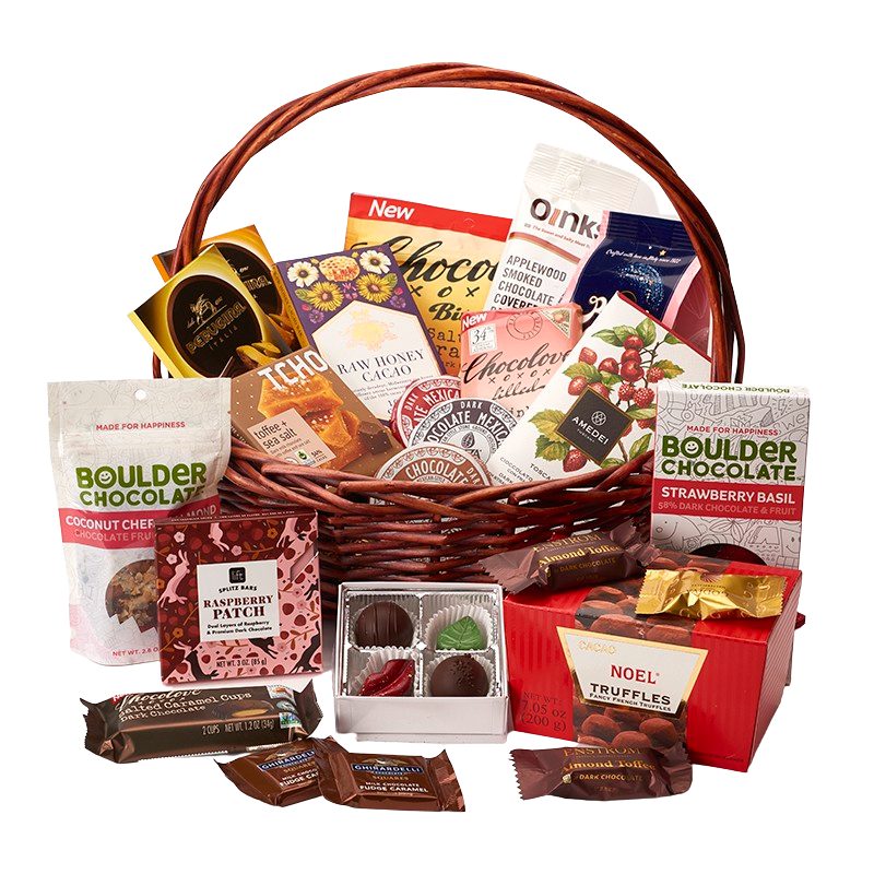 Novelty Chocolate basket, Local and imported Chocolates