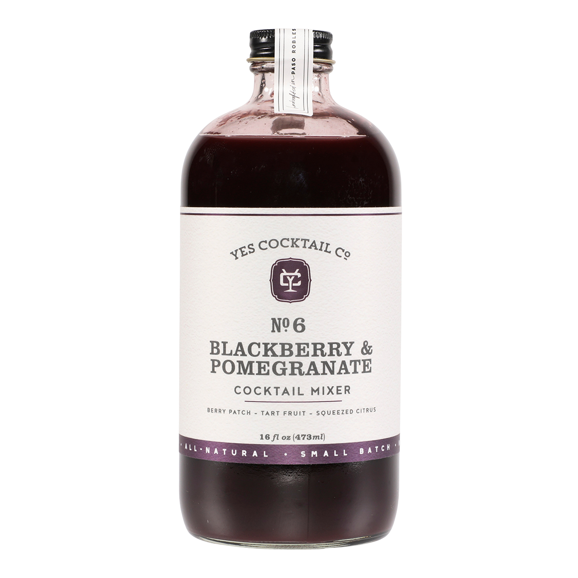 Yes Cocktail Blackberry Pomegranate Cocktail Mixer 16 Oz