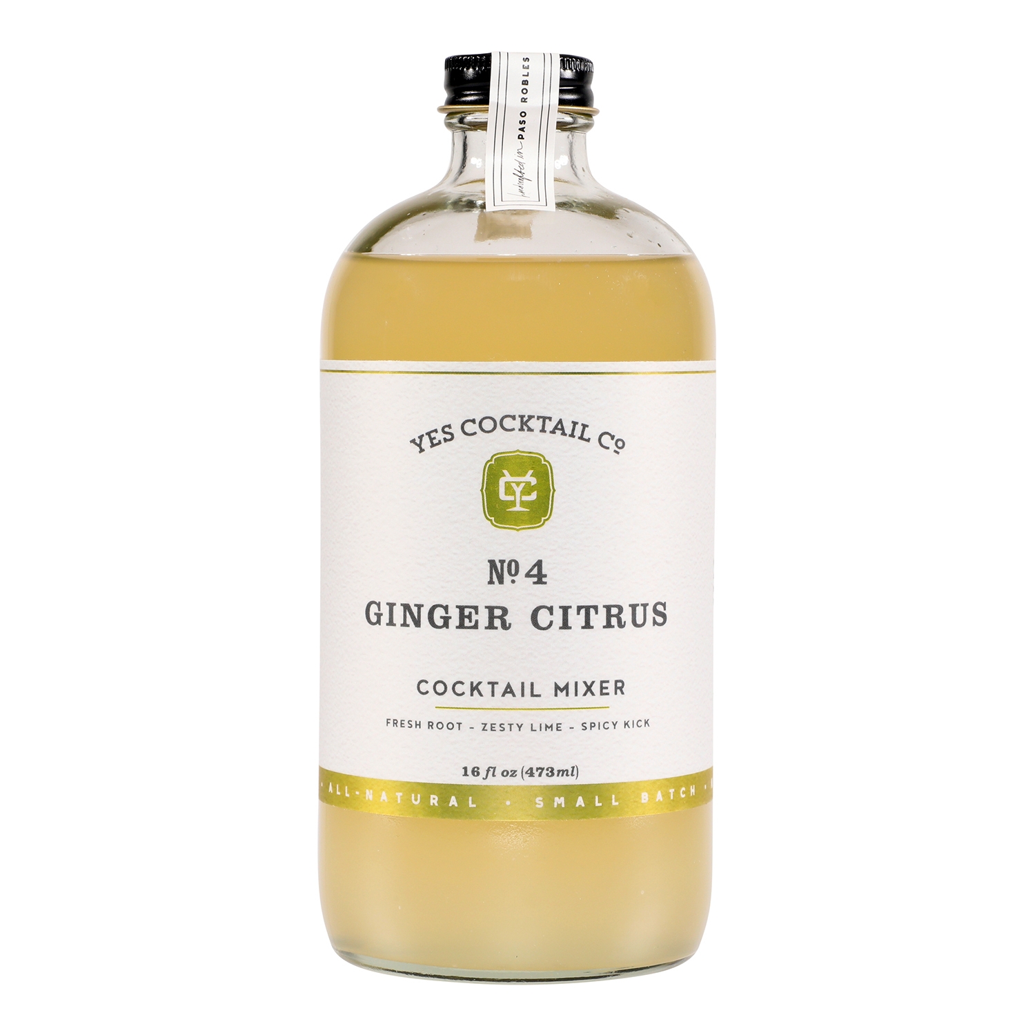 Yes Cocktail Ginger Citrus Cocktail Mixer 16 Oz